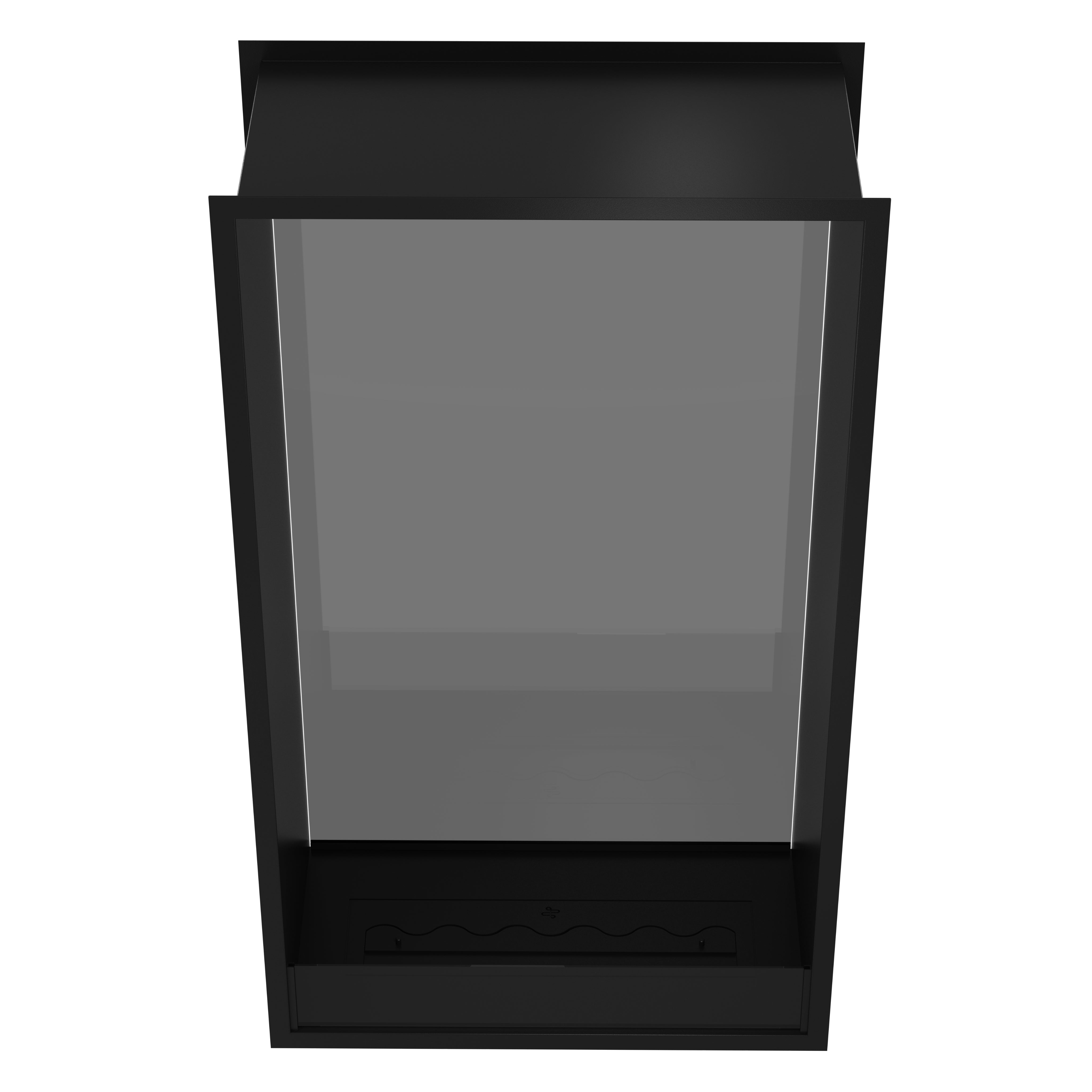 Image of Fame Vertical See-through Fireplace Single Full Glass 80 x 140 cm