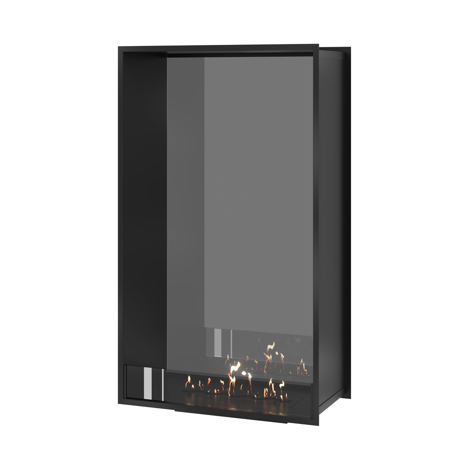 Fame Vertical See-through Fireplace Single Full Glass 80 x 160 cm