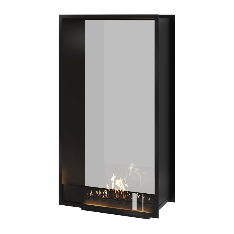 Fame Vertical See-through Fireplace Single Full Glass 80 x 180 cm