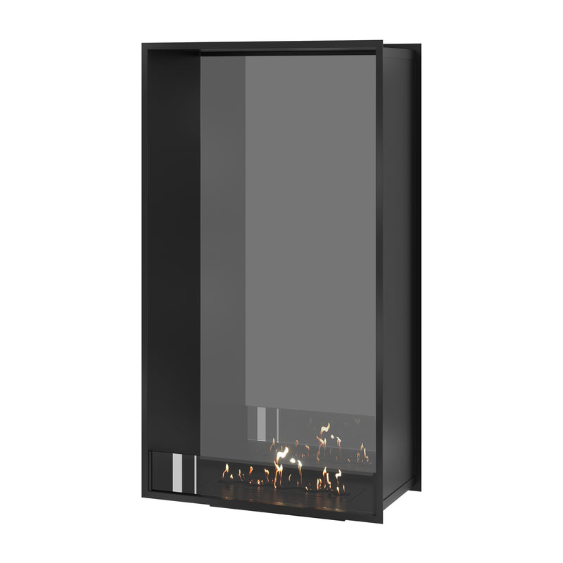 Fame Vertical See-through Fireplace Single Full Glass 80 x 180 cm