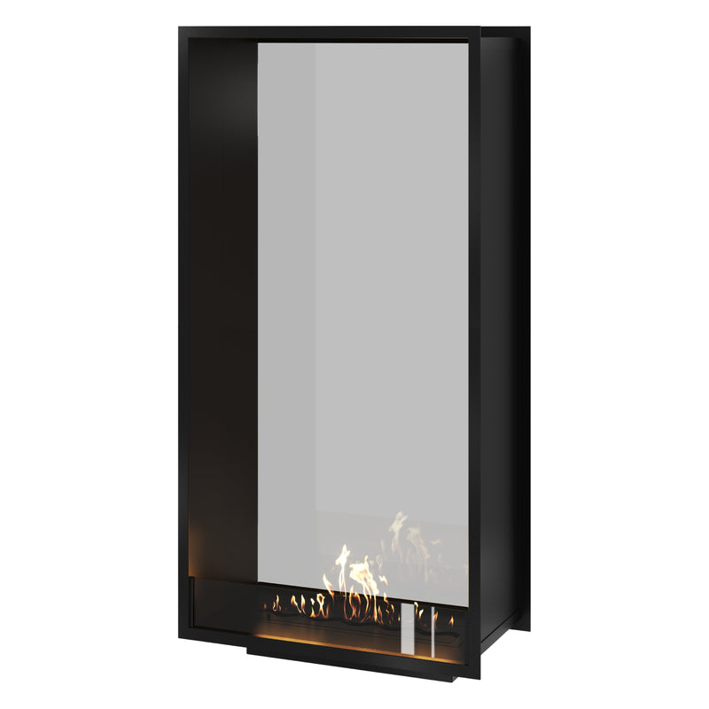 Fame Vertical See-through Fireplace Single Full Glass 80 x 200 cm