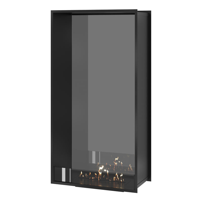 Fame Vertical See-through Fireplace Single Full Glass 80 x 200 cm