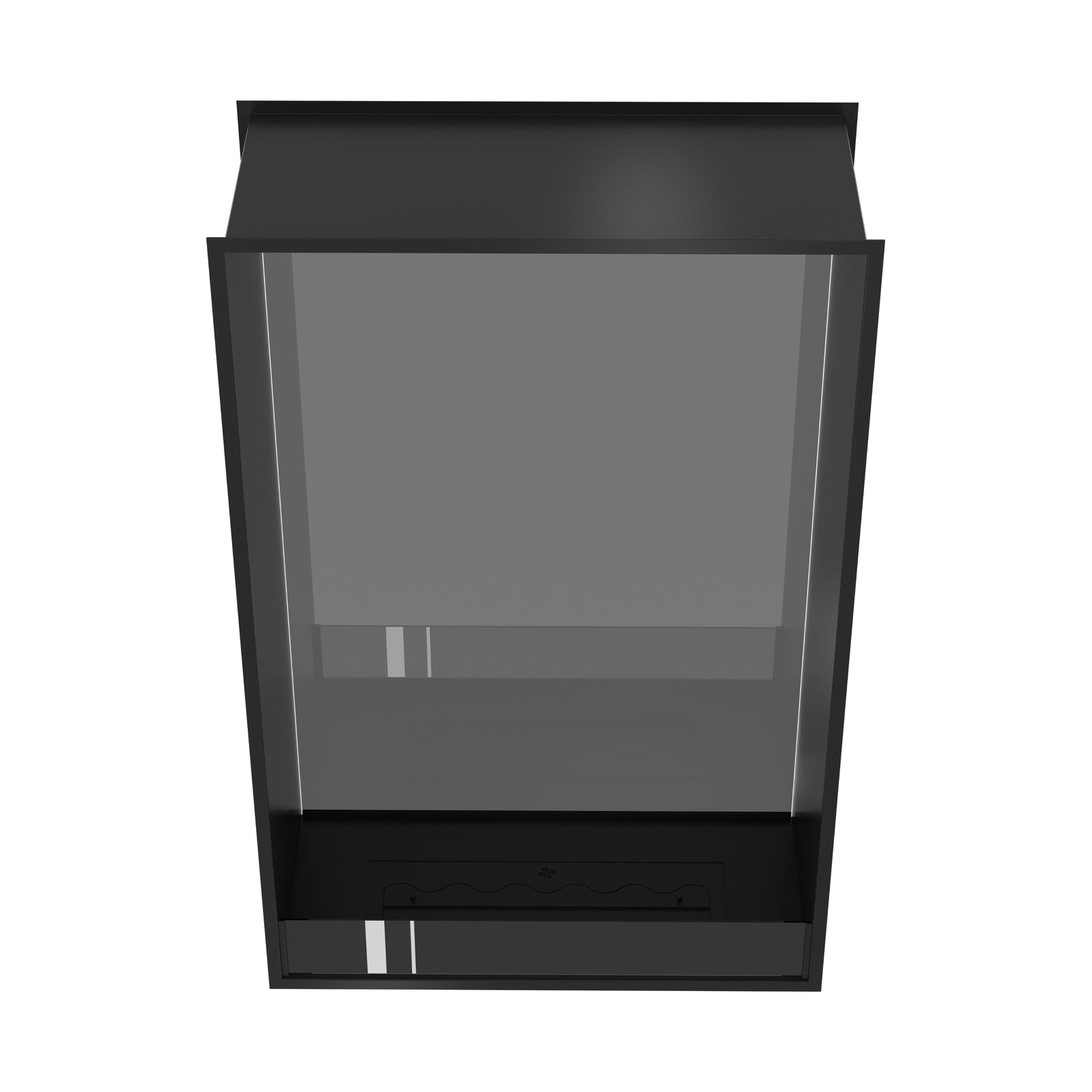 Fame Vertical See-through Fireplace Single Full Glass 90 x 160 cm