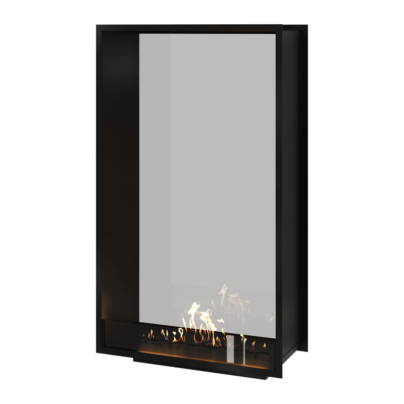 Fame Vertical See-through Fireplace Single Full Glass 90 x 180 cm