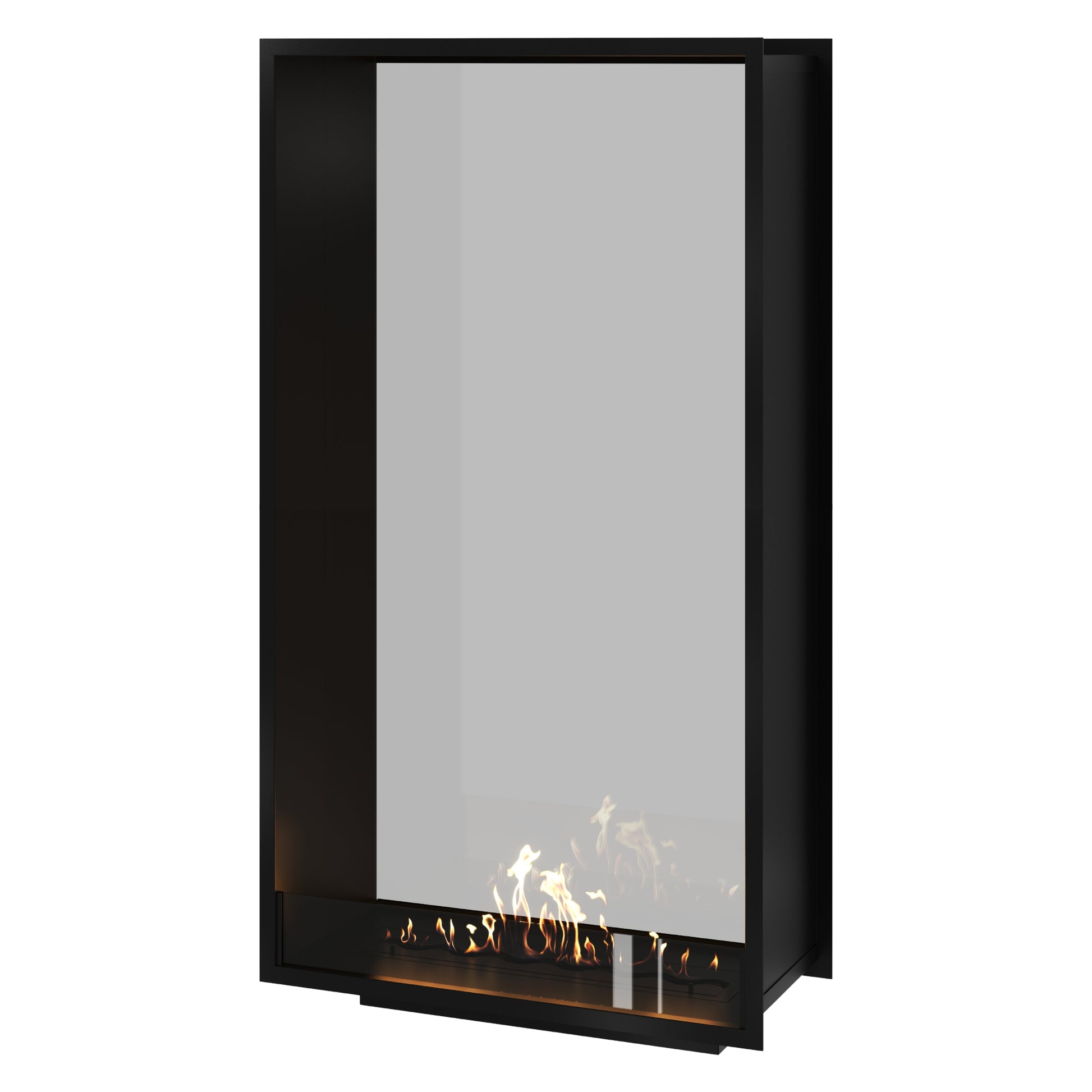 Fame Vertical See-through Fireplace Single Full Glass 90 x 200 cm