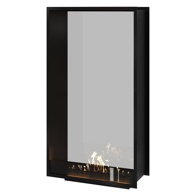Fame Vertical See-through Fireplace Single Full Glass 90 x 200 cm