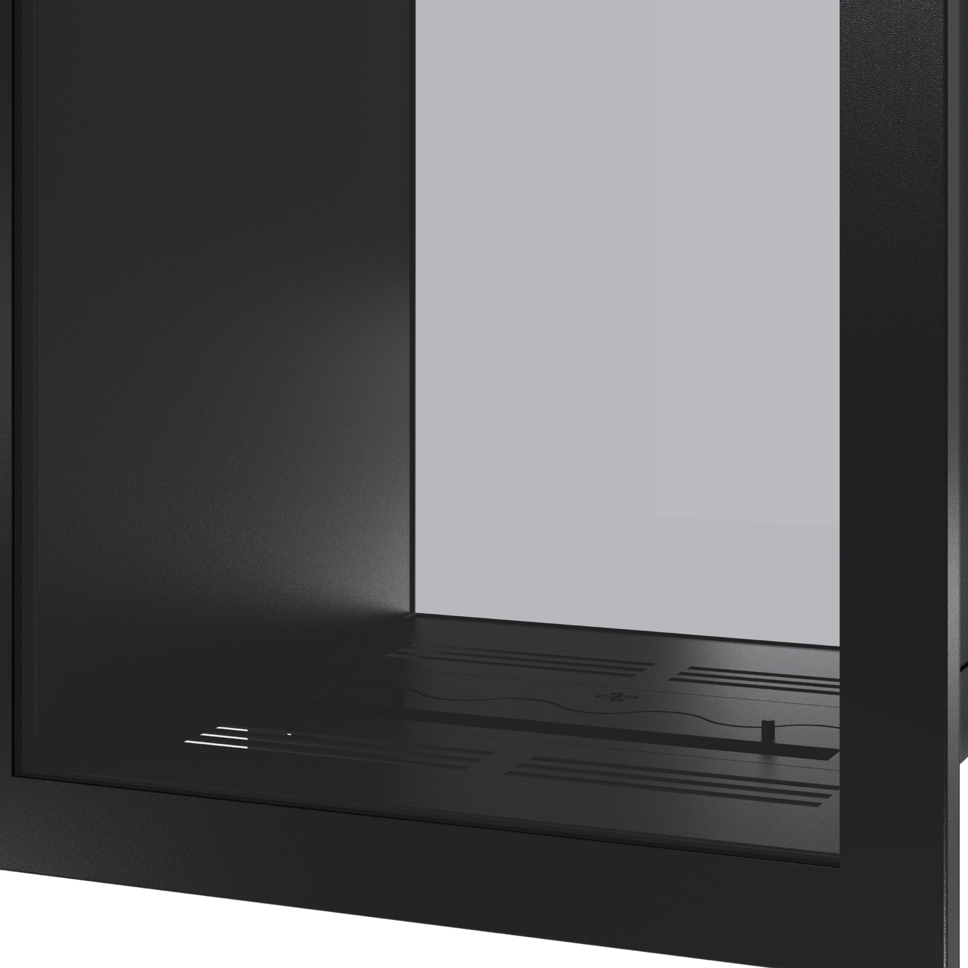 Fame Vertical See-Through Fireplace Full Glass 60 x 100 cm