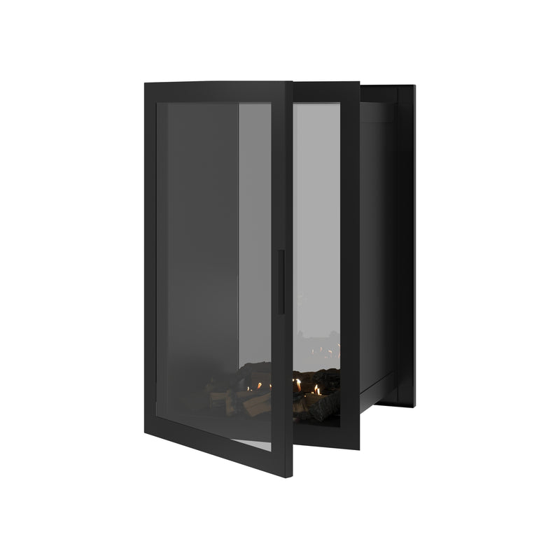 Fame Vertical See-Through Fireplace Full Glass 60 x 100 cm