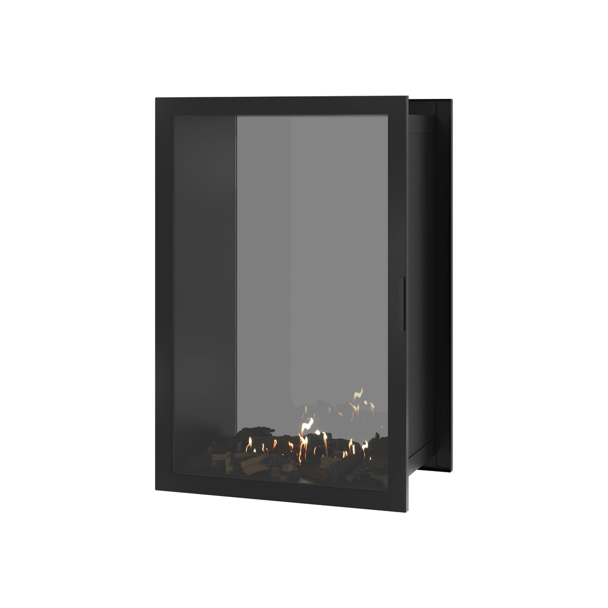 Fame Vertical See-Through Fireplace Full Glass 80 x 100 cm