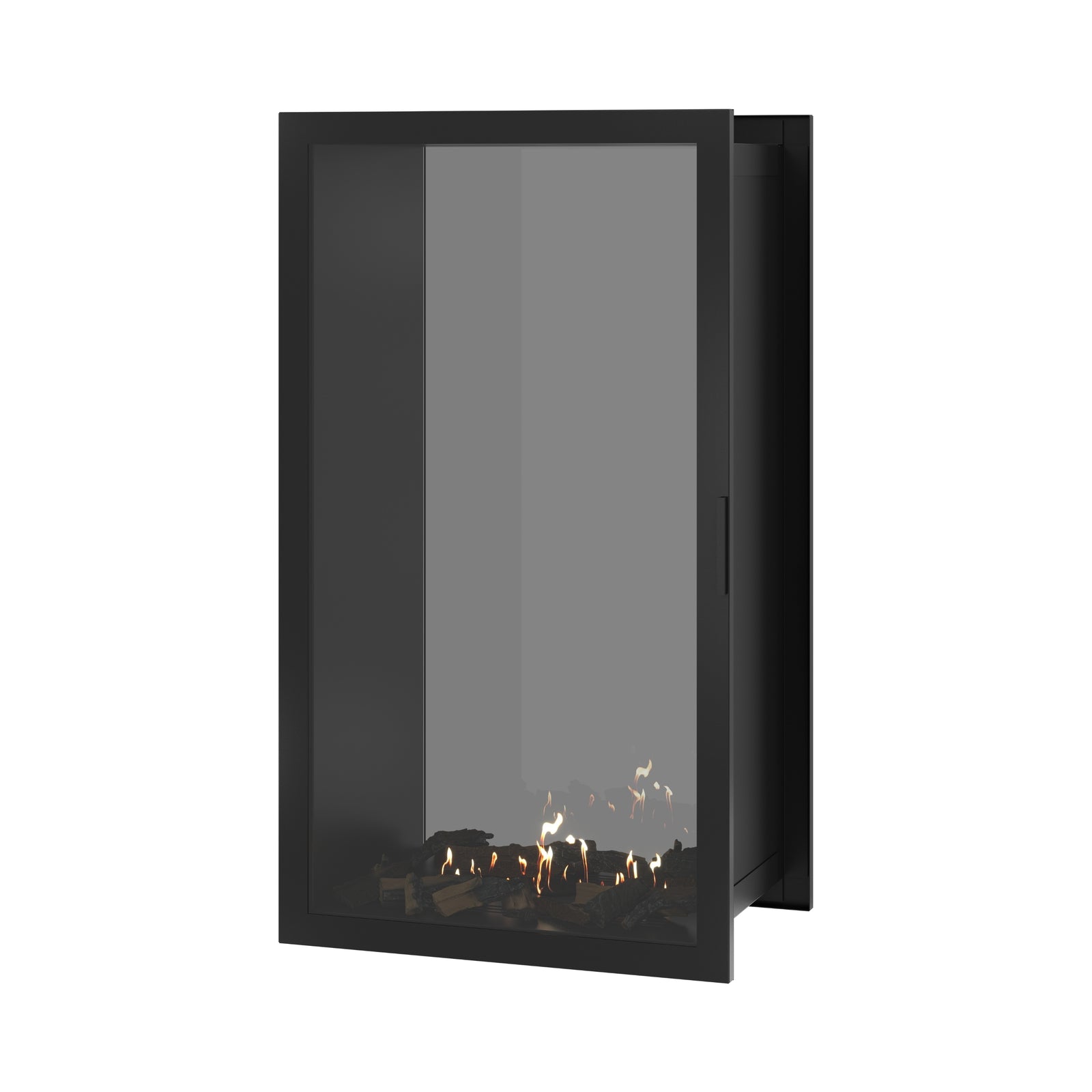 Fame Vertical See-Through Fireplace Full Glass 80 x 140 cm