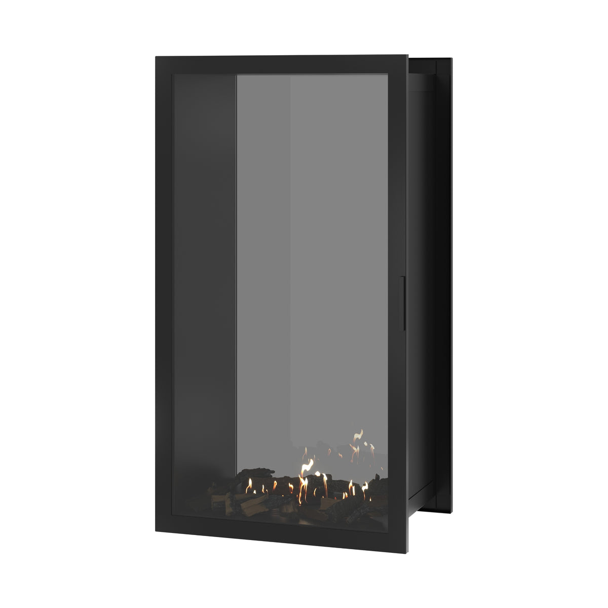 Fame Vertical See-Through Fireplace Full Glass 80 x 160 cm