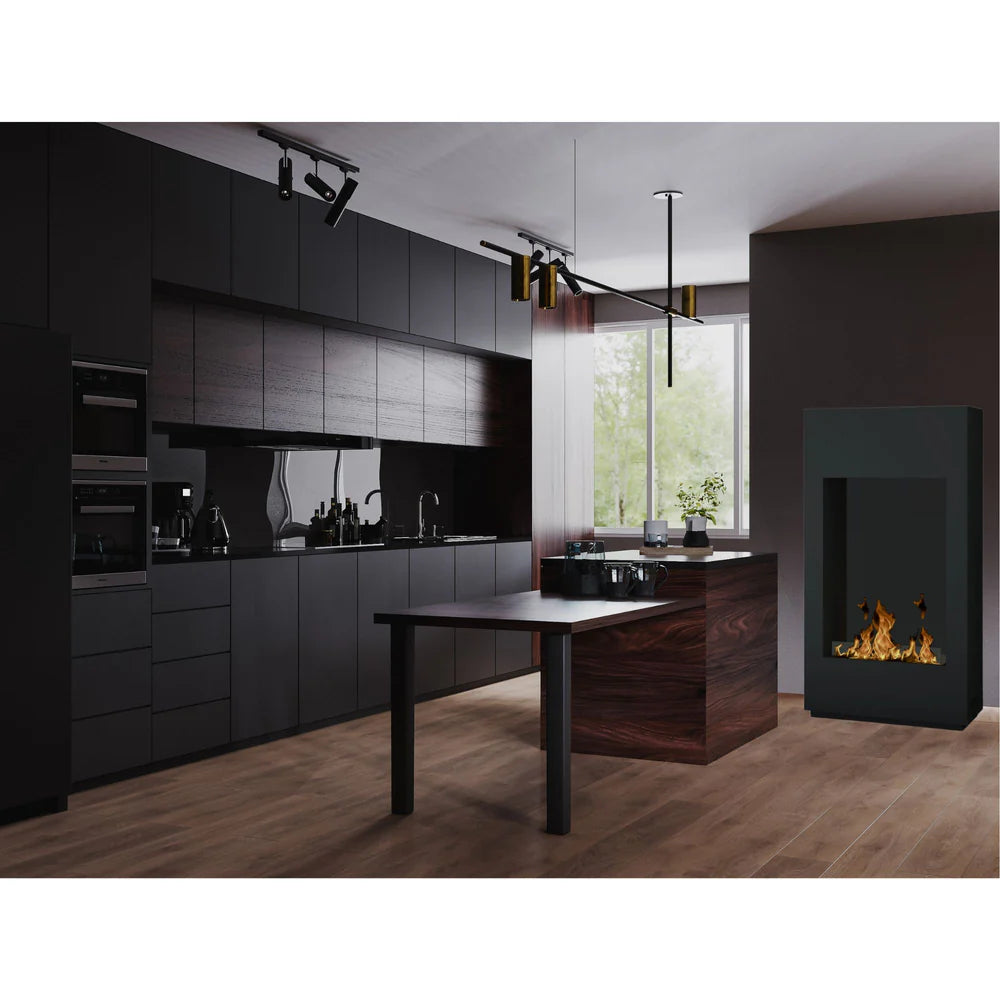 Flame Freestanding Fireplace H113 cm