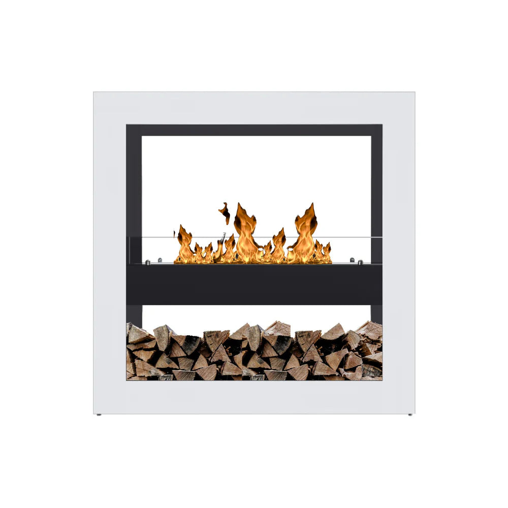 Gari Freestanding See-through Fireplace 120 cm