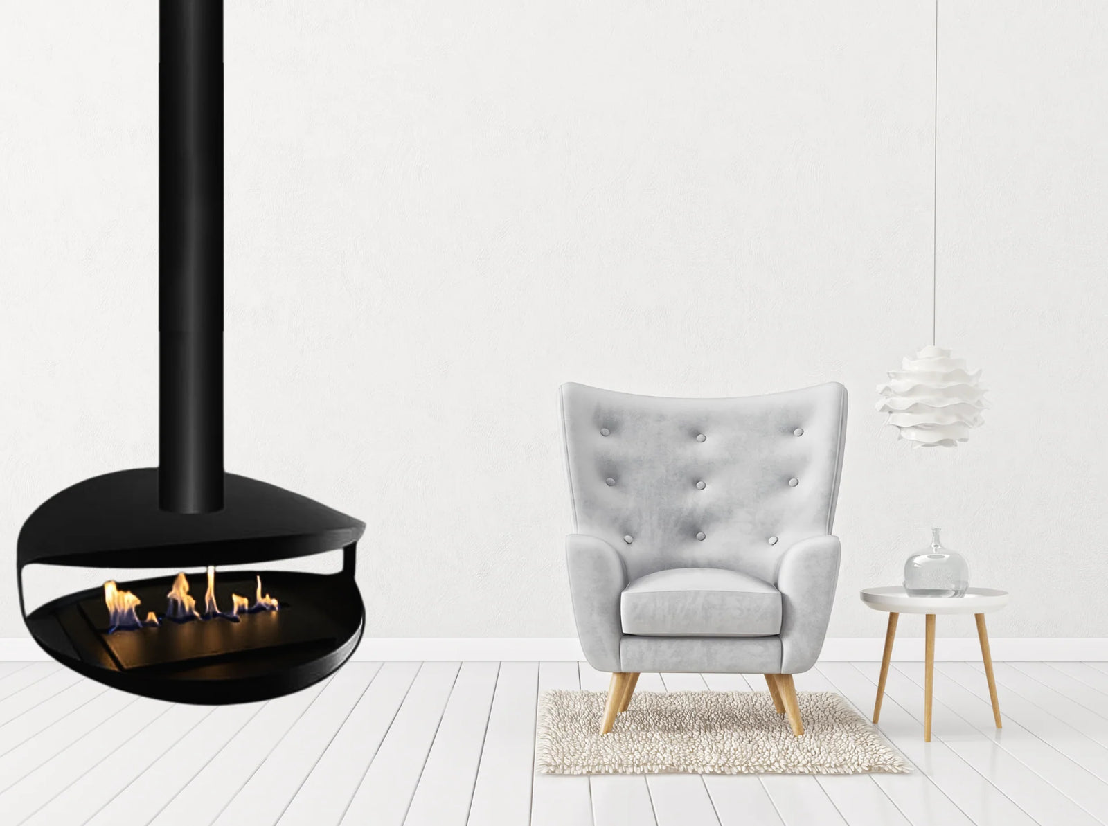 Hamma Bio Ethanol Ceiling Fireplace D80 cm