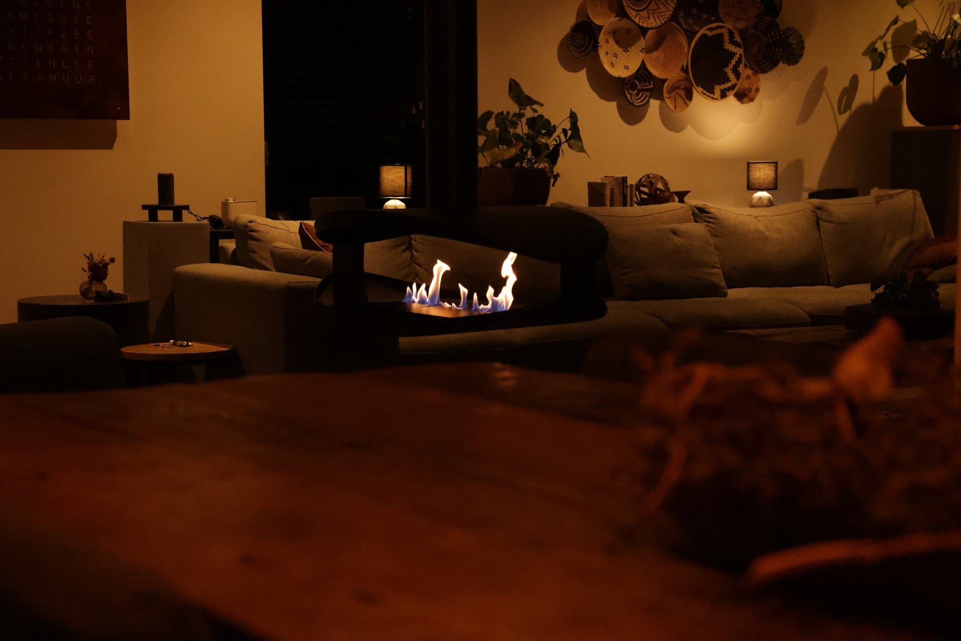 Hamo Bio Ethanol Ceiling Fireplace 120 cm