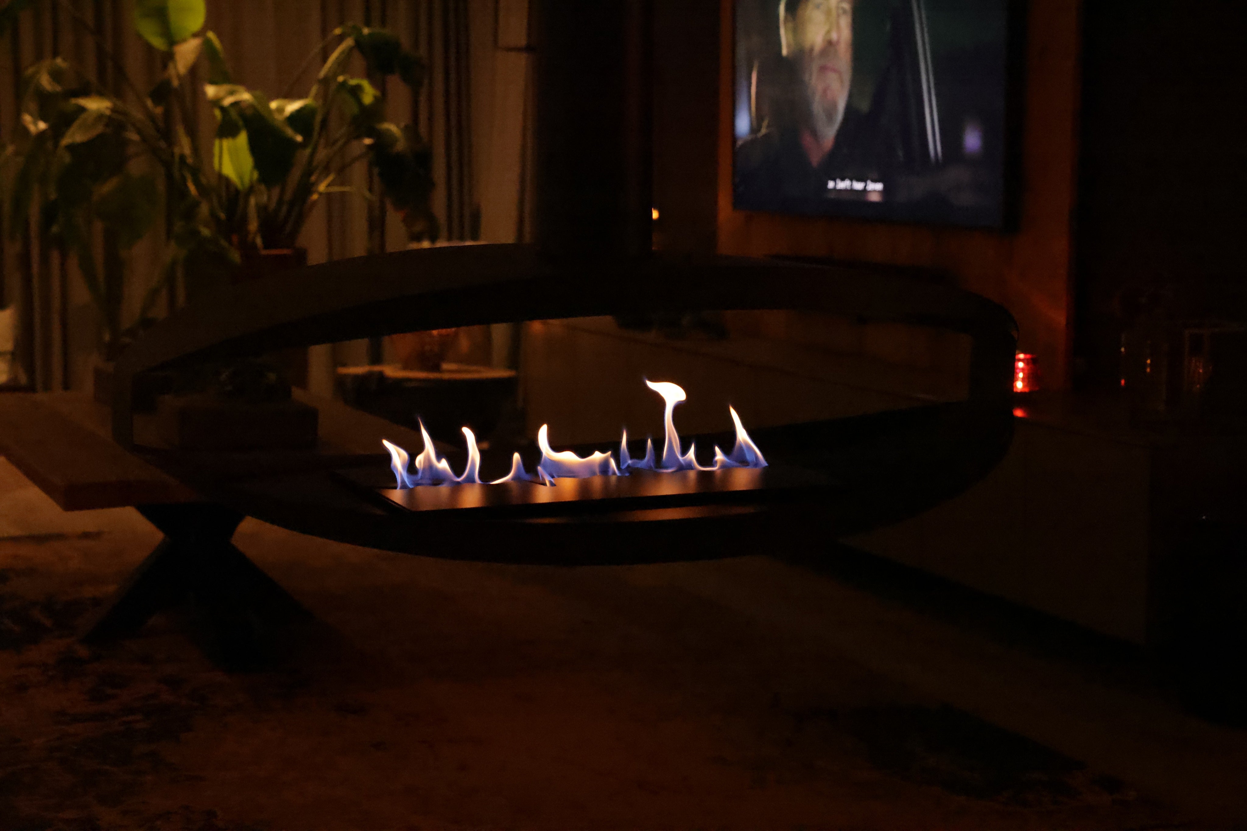 Hamo Bio Ethanol Ceiling Fireplace 120 cm