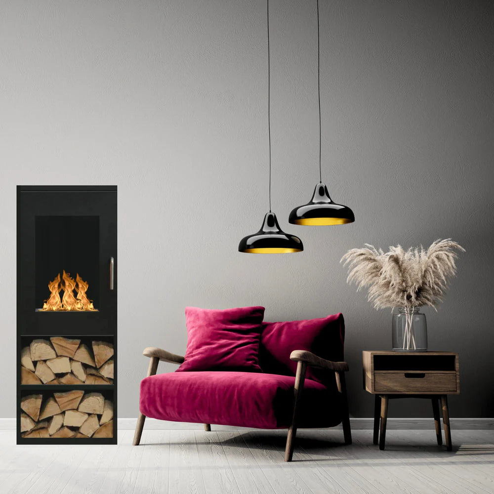 Hyros B Freestanding Fireplace