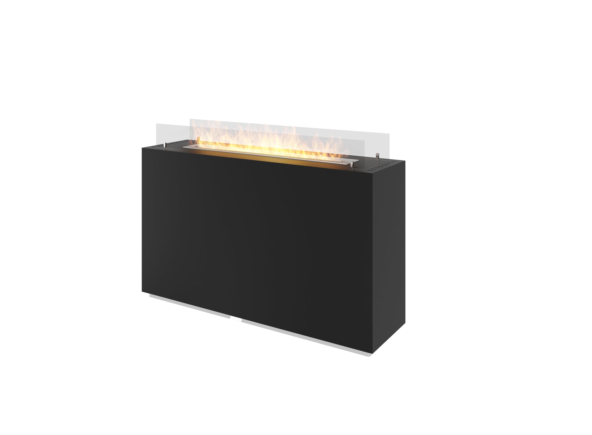 INCUBE Black Freestanding Fireplace