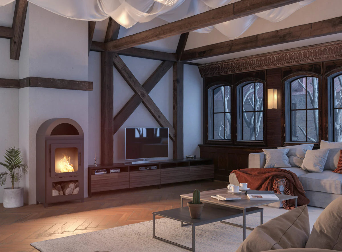 Image of INCOZA 2 Freestanding Fireplace
