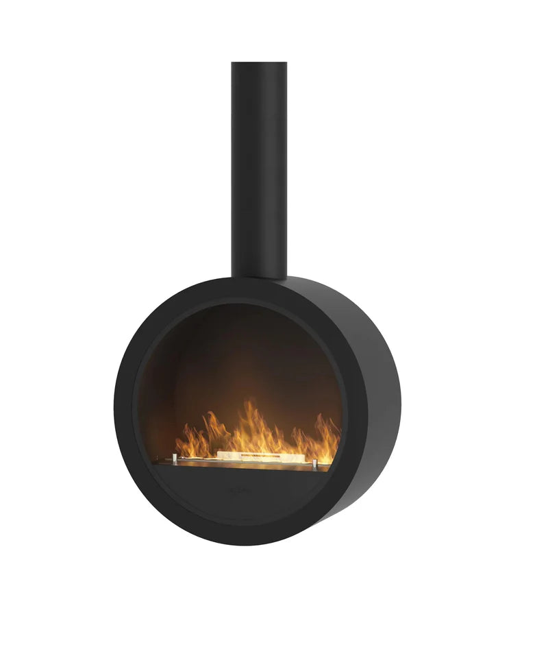 Incyrcle Black Bio Ethanol Ceiling Fireplace D70 cm