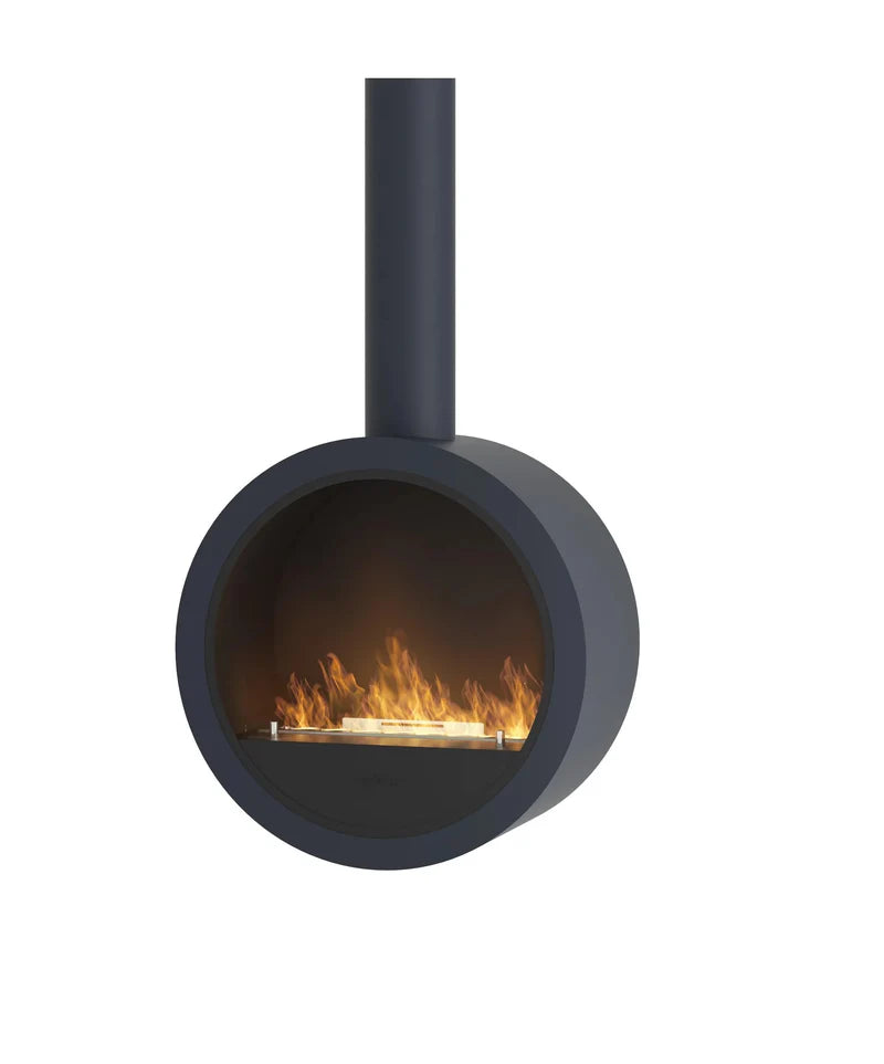 Incyrcle Dark Gray Bio Ethanol Ceiling Fireplace D70 cm