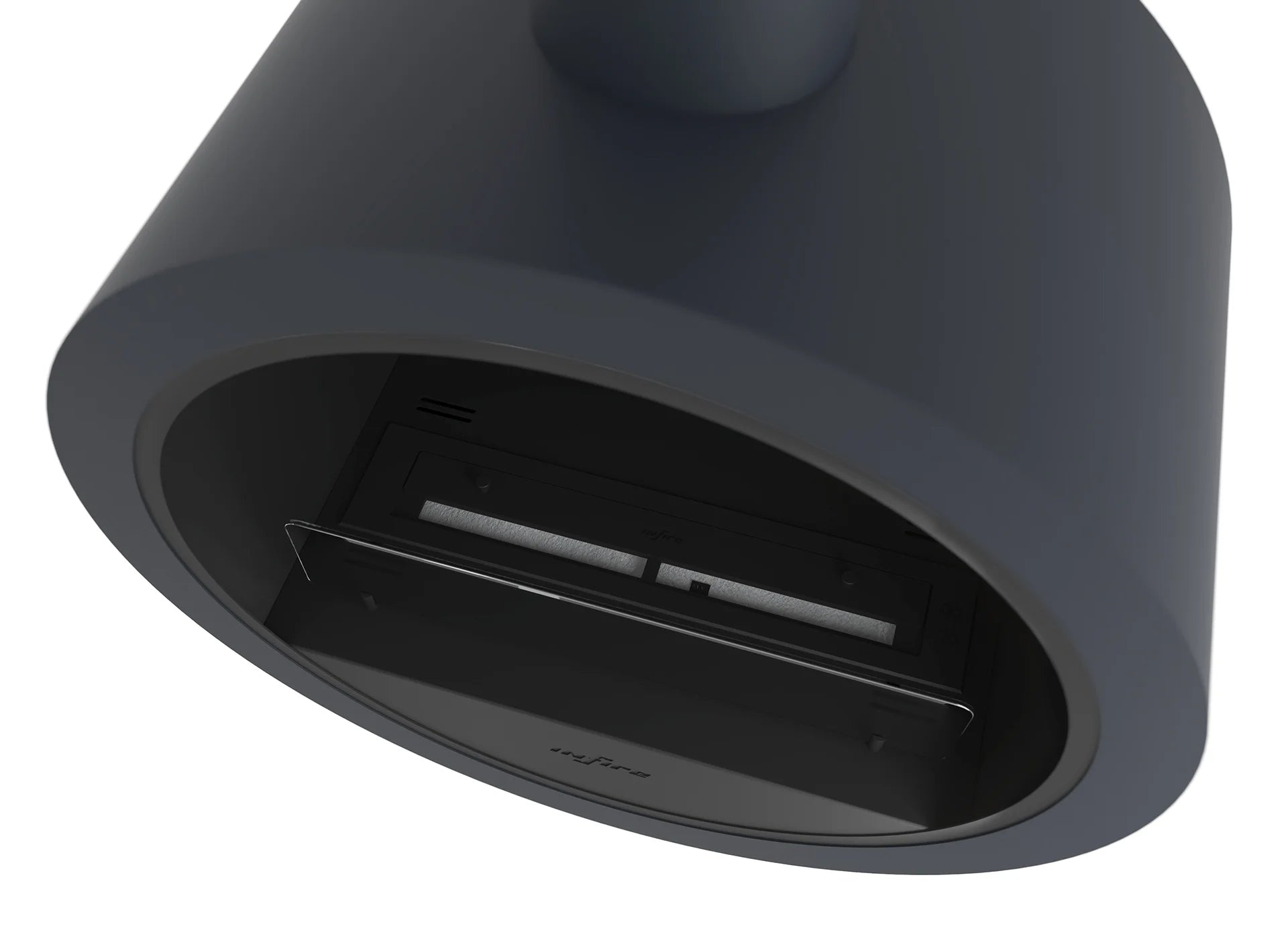 Incyrcle Dark Gray Bio Ethanol Ceiling Fireplace D70 cm