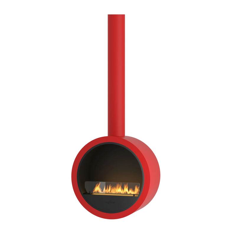 Incycle Red Bio Ethanol Ceiling Fireplace D70 cm