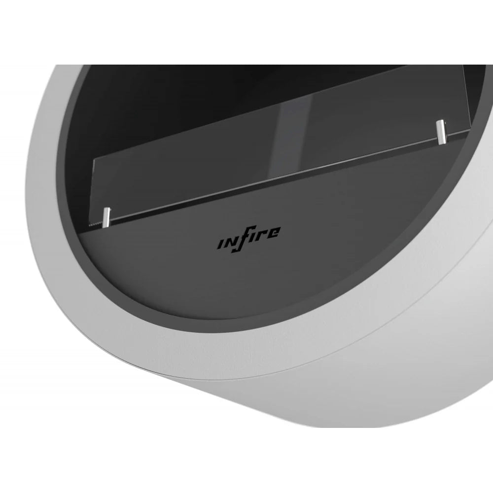 Image of Incyrcle Wall Mounting Fireplace  White D70 cm