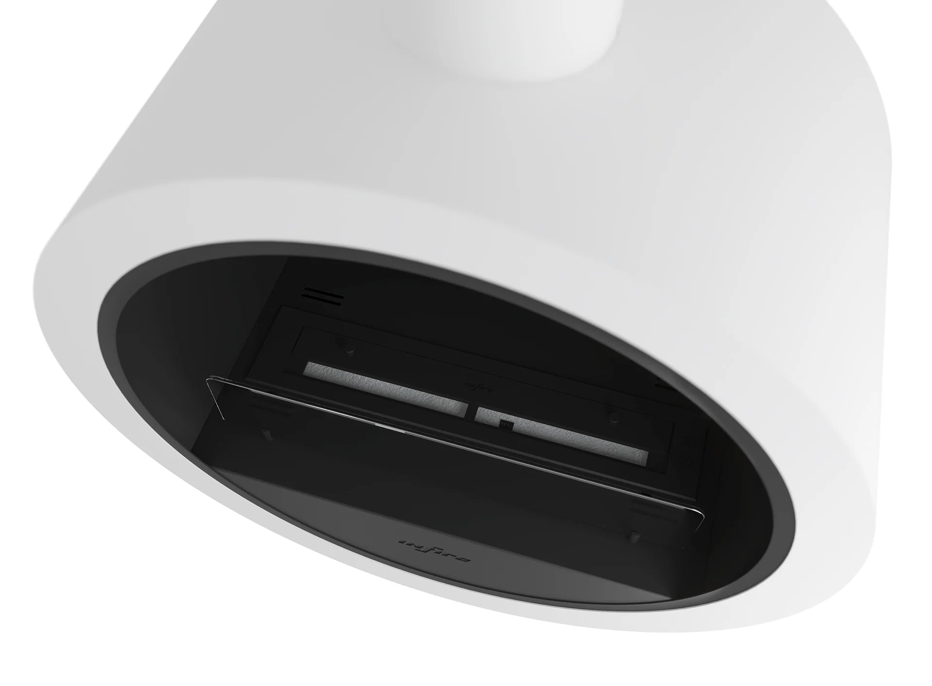 Image of Incyrcle White Bio Ethanol Ceiling Fireplace D70 cm
