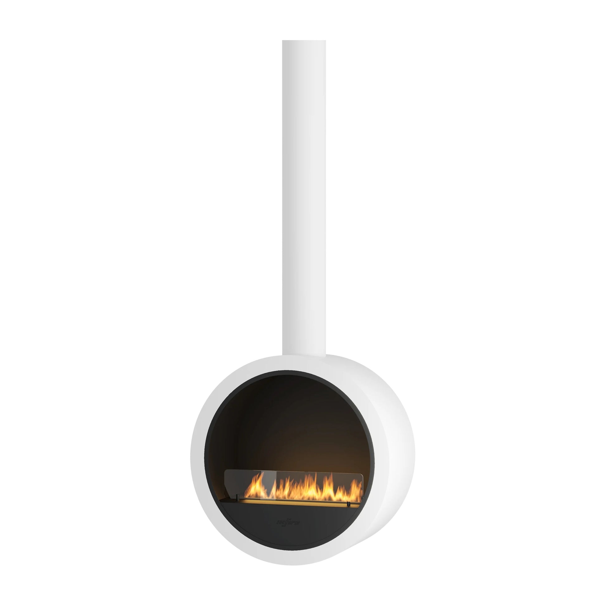 Incyrcle White Bio Ethanol Ceiling Fireplace D70 cm
