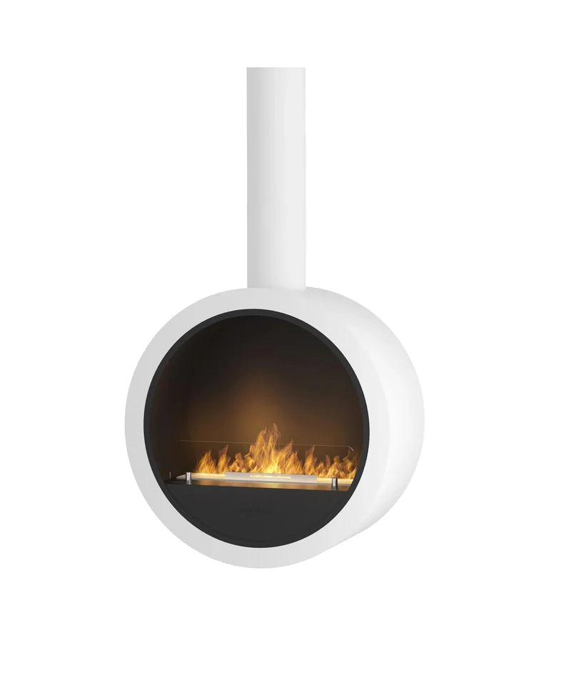 Incyrcle White Bio Ethanol Ceiling Fireplace D70 cm