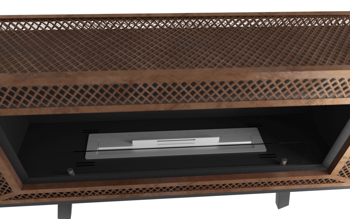 Image of Industrial Freestanding Fireplace