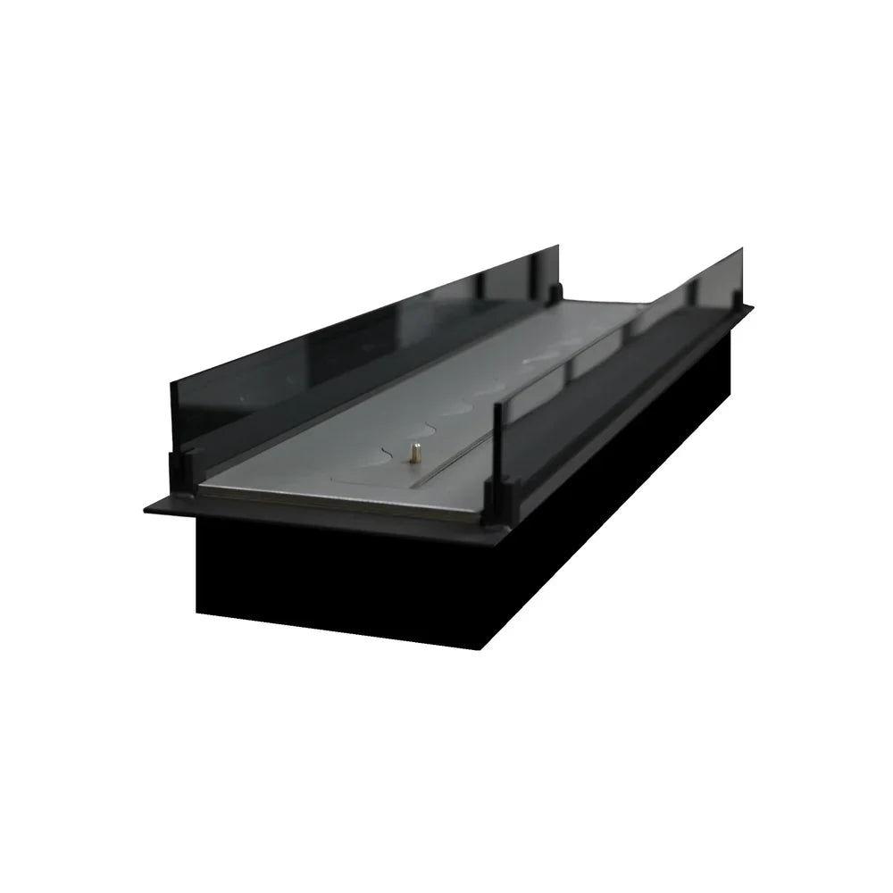 Solo Stainless Steel Insert Fireplace Burner 100 cm