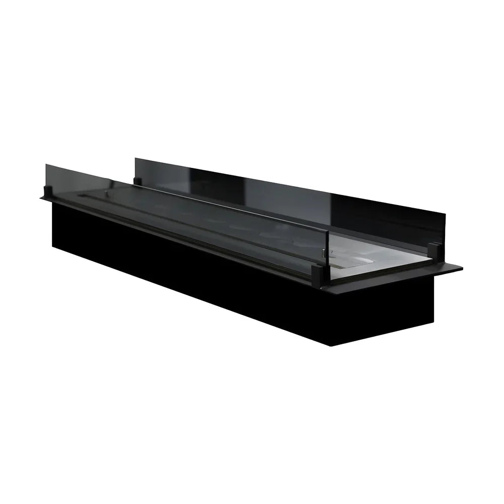 Solo Stainless Steel Insert Fireplace Burner 80 cm