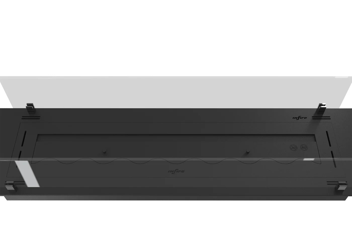 Image of Insert Black Bio Ethanol Burner Insert 1000 mm