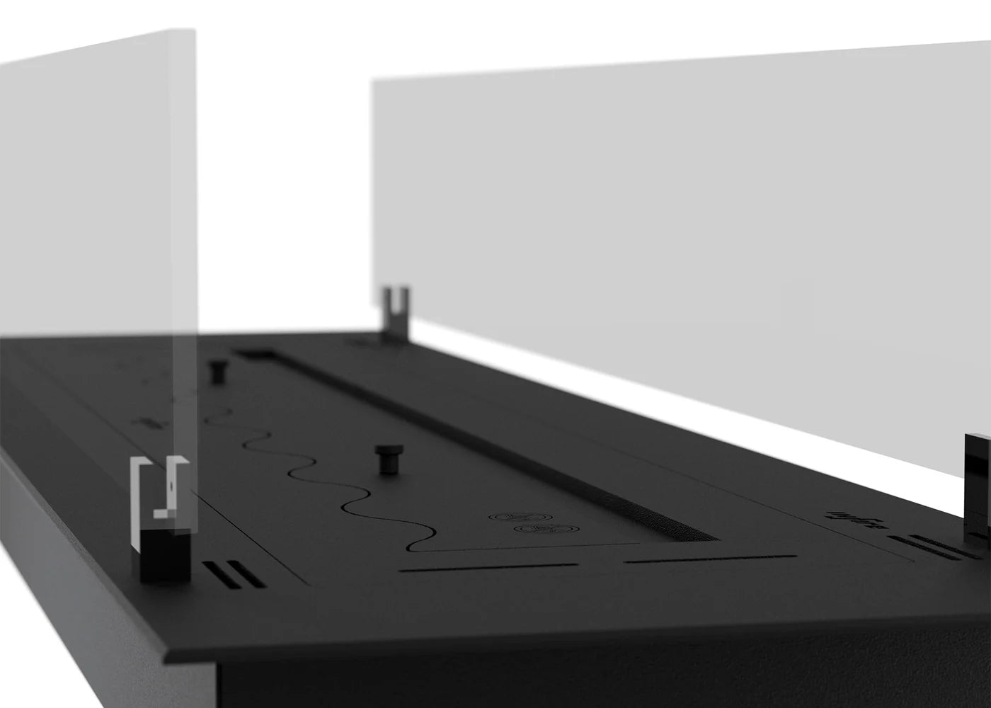 Image of Insert Black Bio Ethanol Burner Insert 1200 mm