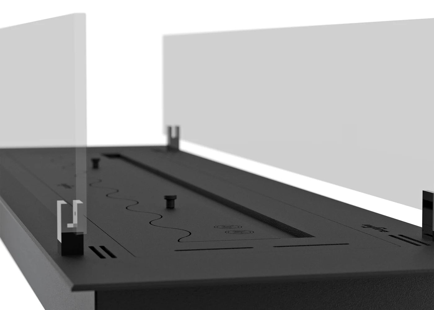 Image of Insert Black Bio Ethanol Burner Insert 1500 mm