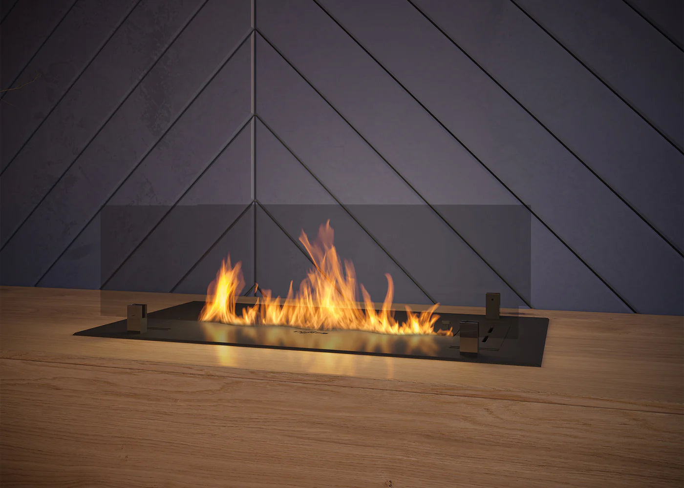 Insert Black Bio Ethanol Burner Insert 600 mm