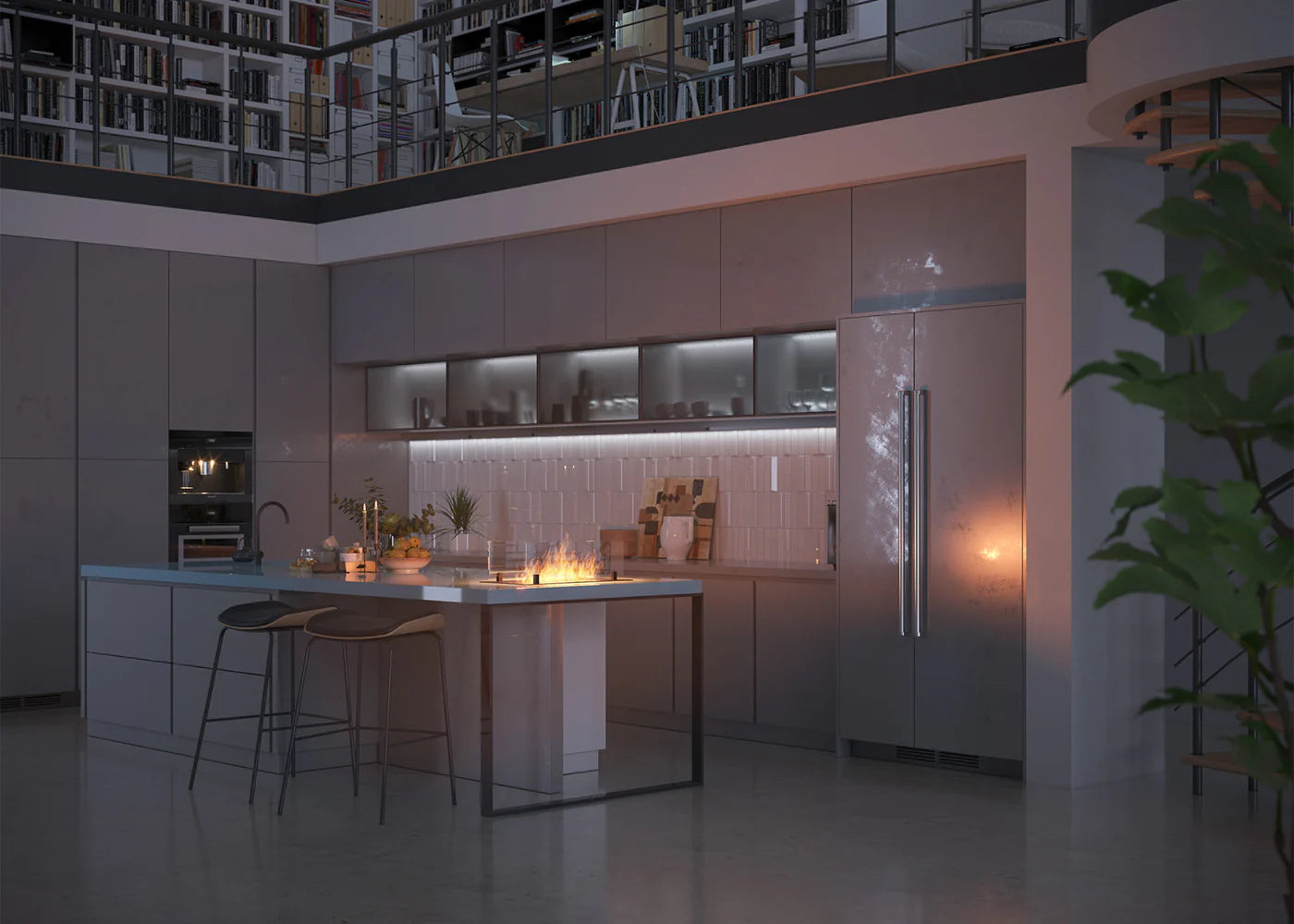Image of Insert Black Bio Ethanol Burner Insert 600 mm