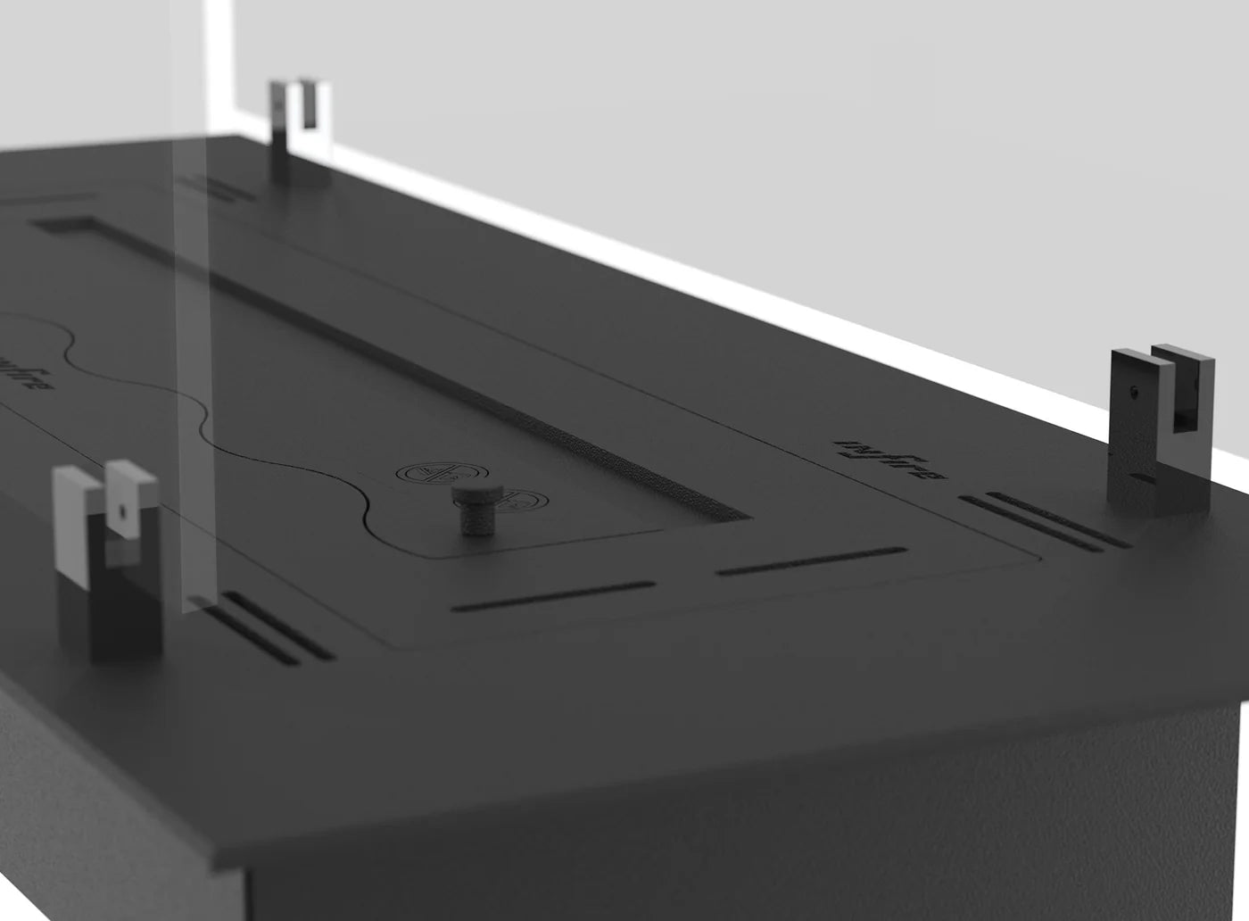Image of Insert Black Bio Ethanol Burner Insert 600 mm