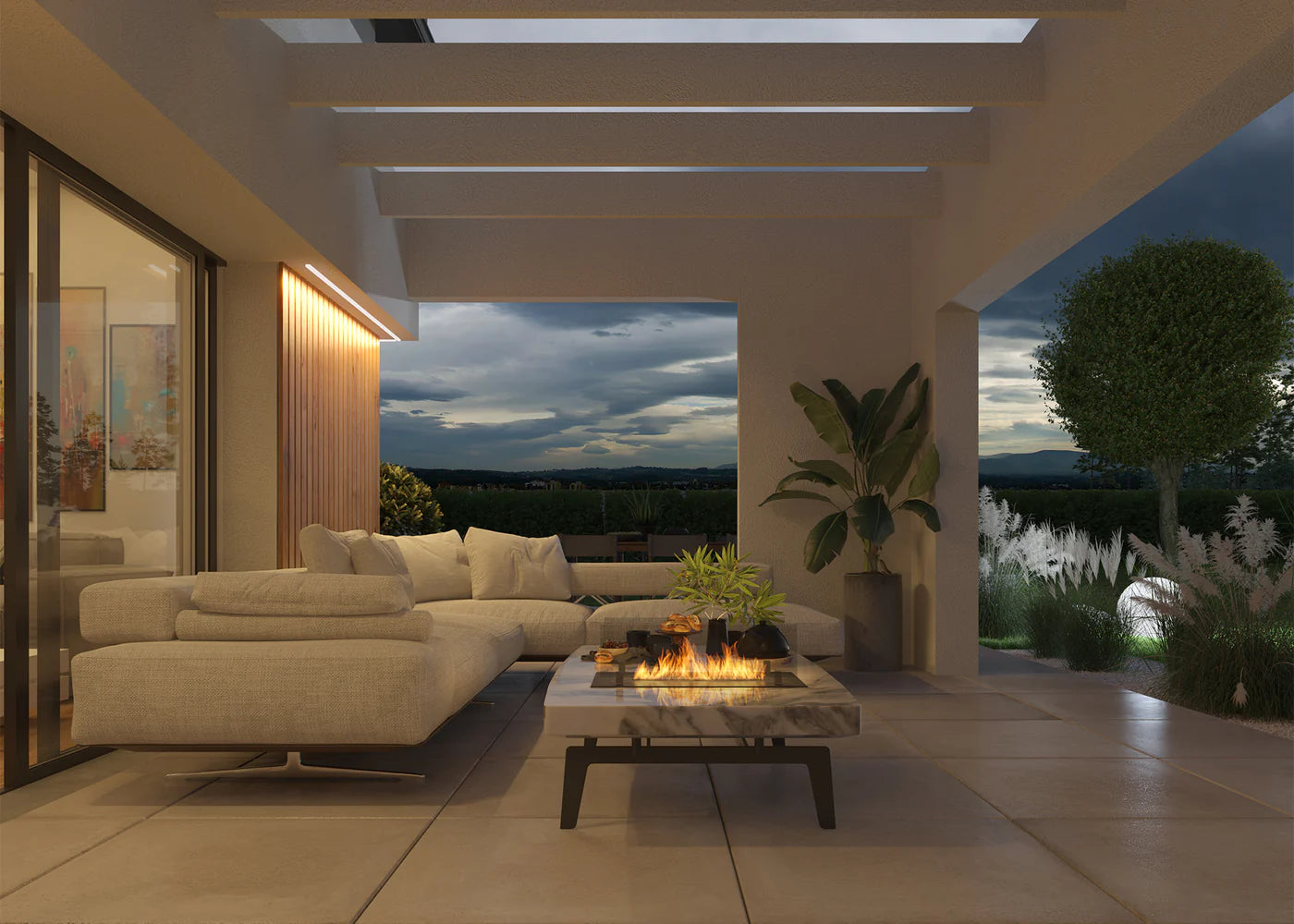 Image of Insert Black Bio Ethanol Burner Insert 800 mm