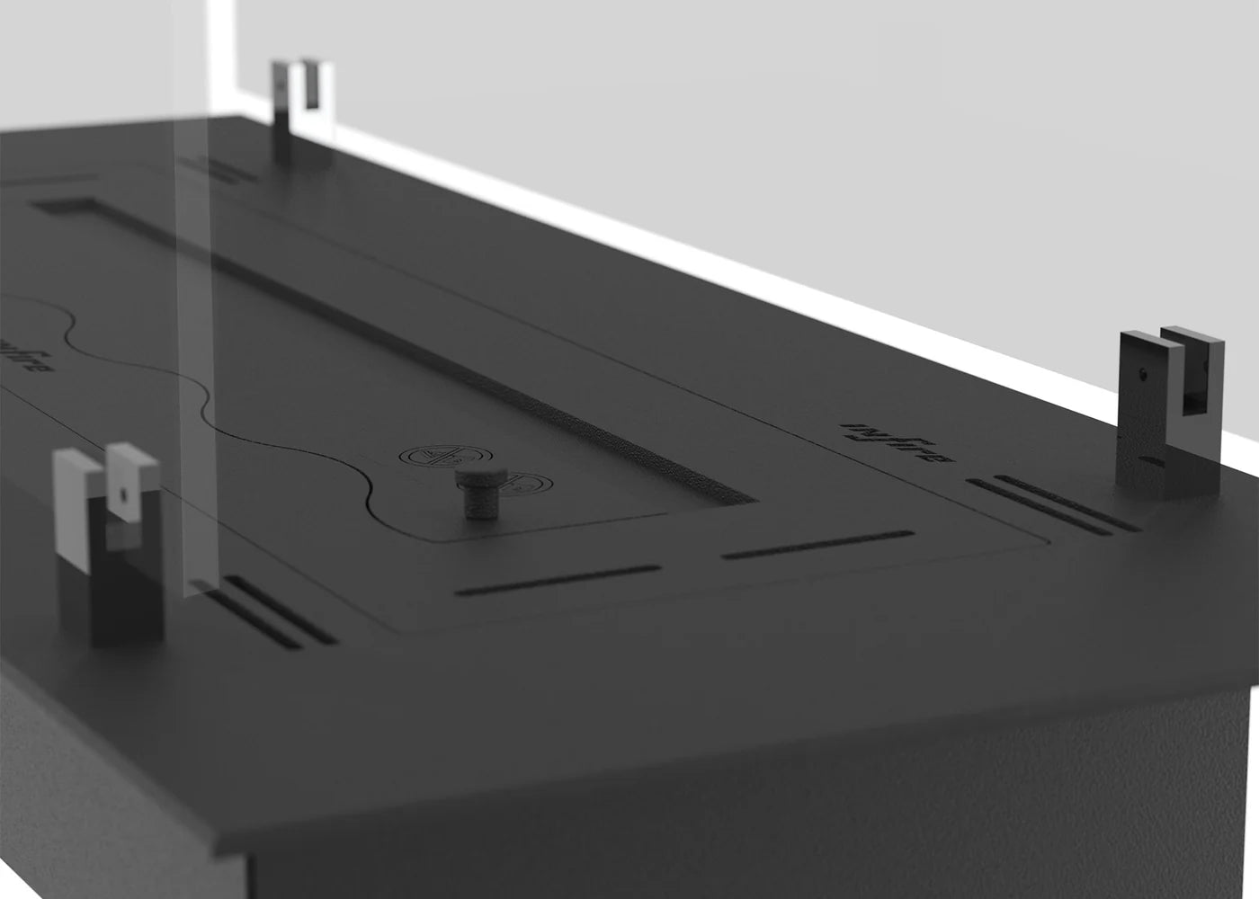 Image of Insert Black Bio Ethanol Burner Insert 800 mm