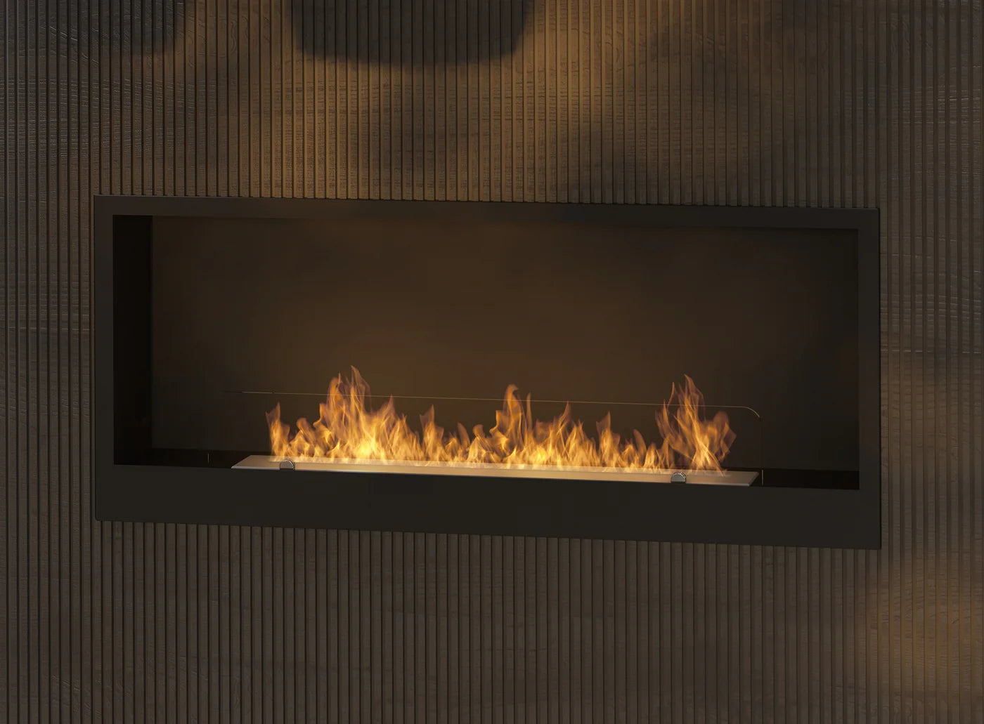 Inside Bio Ethanol Built-in Fireplace 120 cm