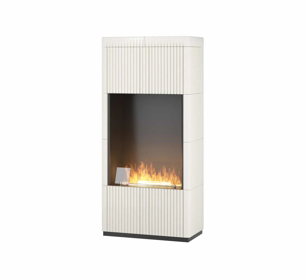 Intiled Freestanding Fireplace