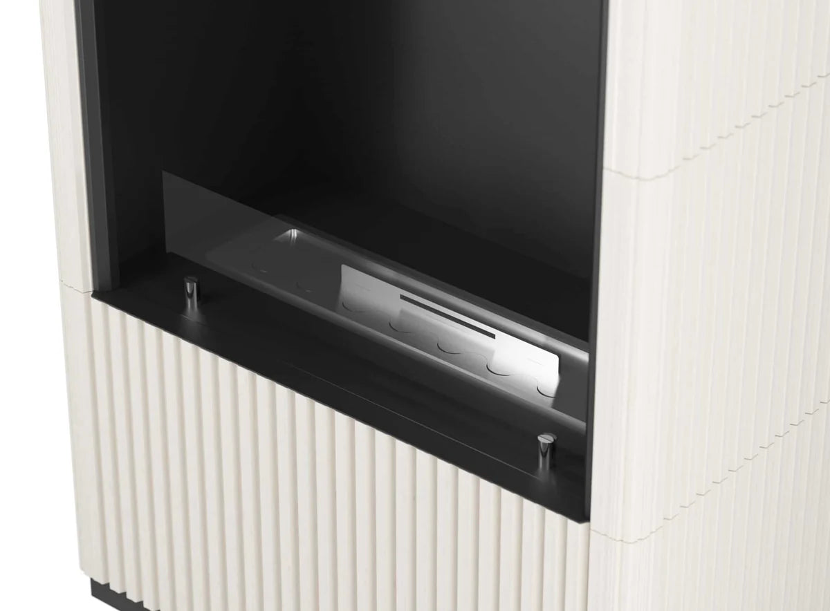 Image of Intiled Freestanding Fireplace