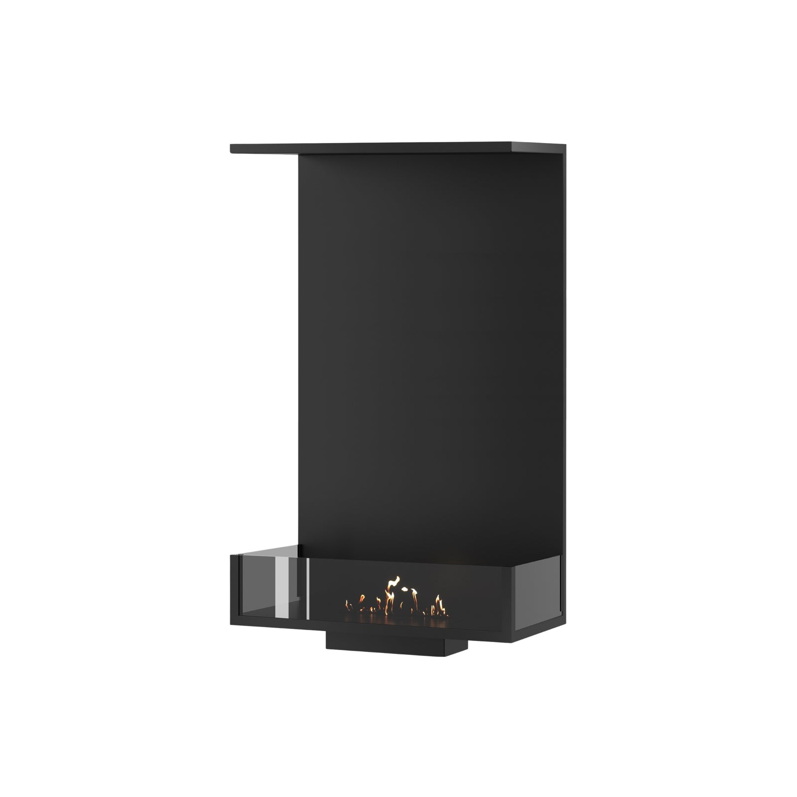 Made Roomdivider Vertical Built-in Fireplace 60 x 100 cm