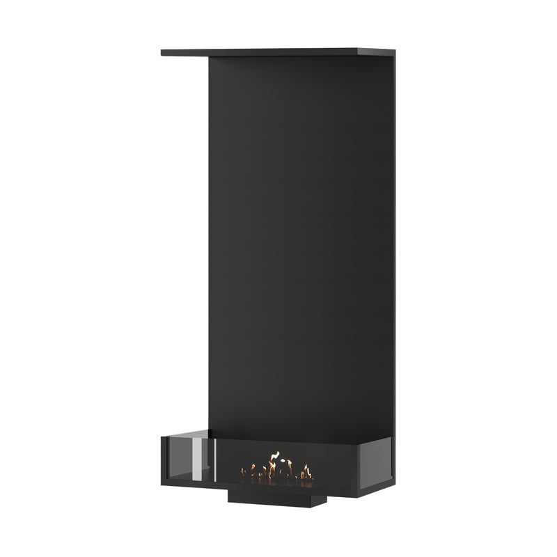 Made Roomdivider Vertical Built-in Fireplace 60 x 160 cm