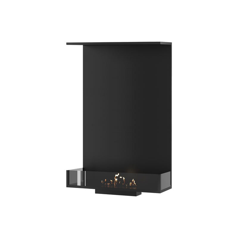 Made Roomdivider Vertical Built-in Fireplace 70 x 100 cm