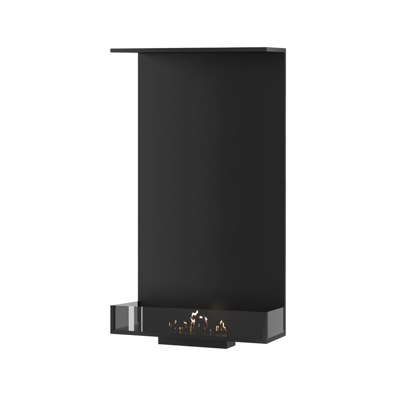Made Roomdivider Vertical Built-in Fireplace 70 x 140 cm