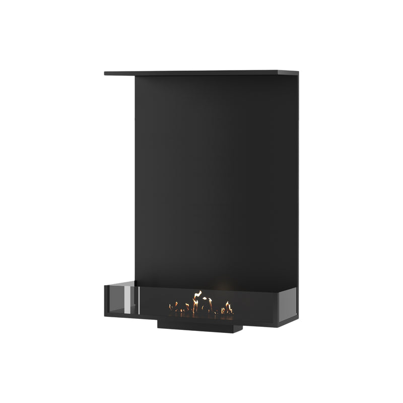 Made Roomdivider Vertical Built-in Fireplace 80 x 100 cm